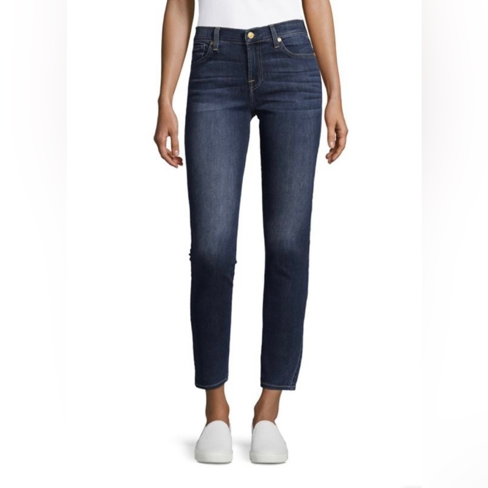 Gwenevere Low Rise Jeans in Dark Indigo [7 For All Mankind]